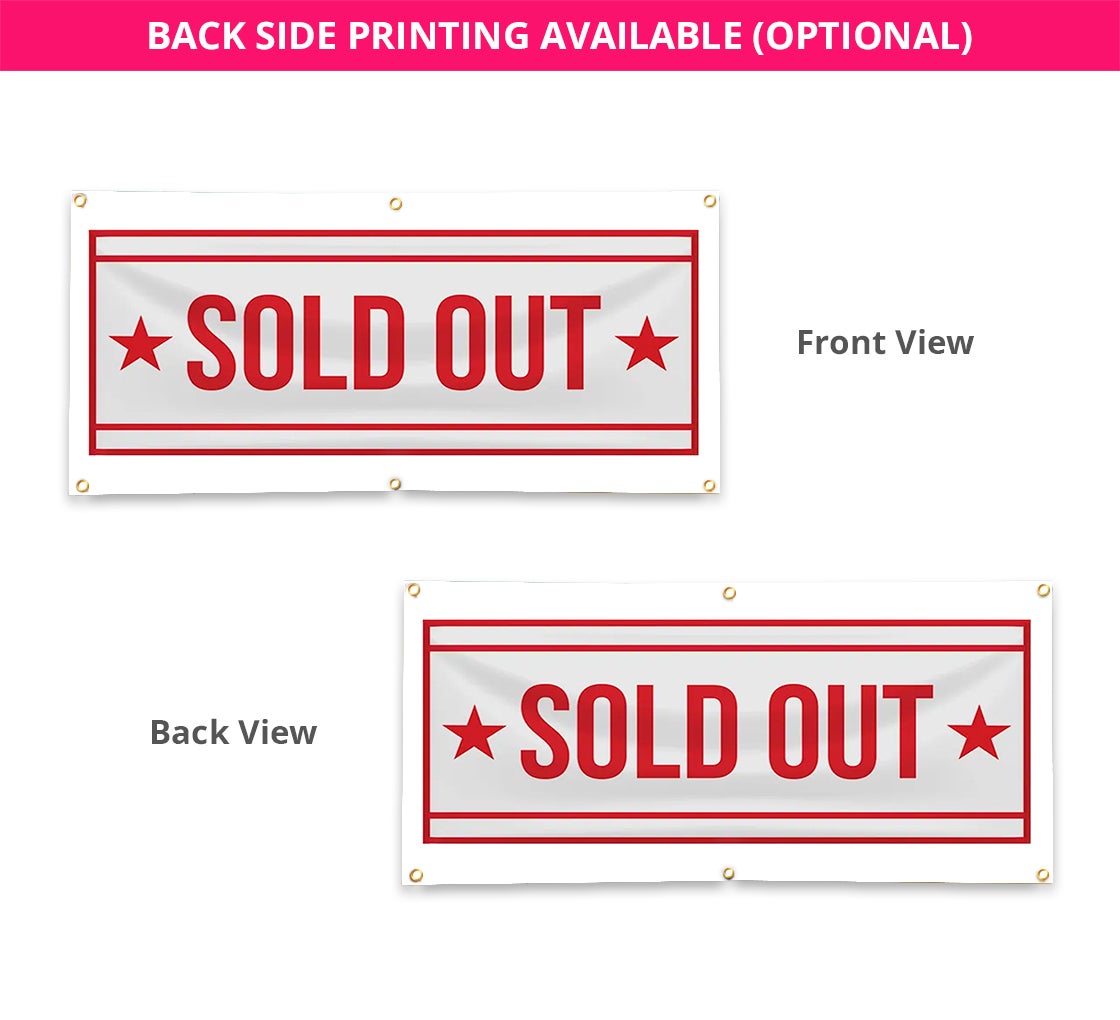 Sold Vinyl Banners