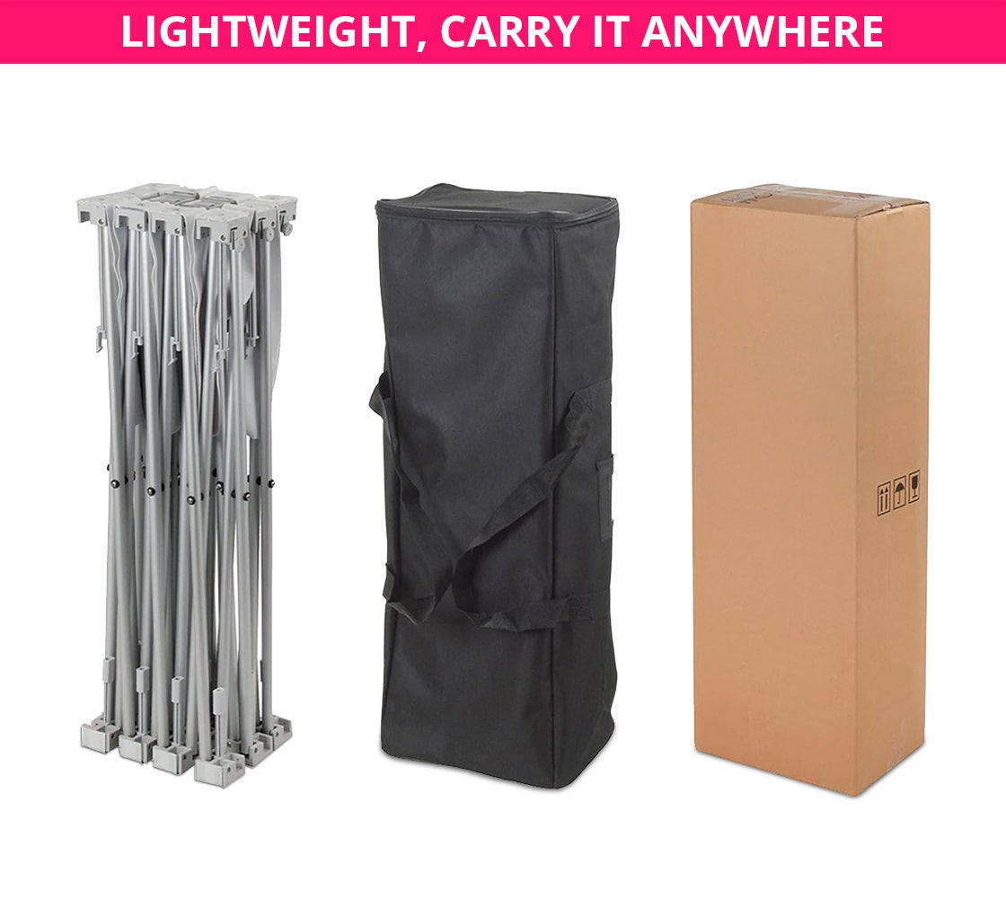 Fabric Pop Up Curved Display