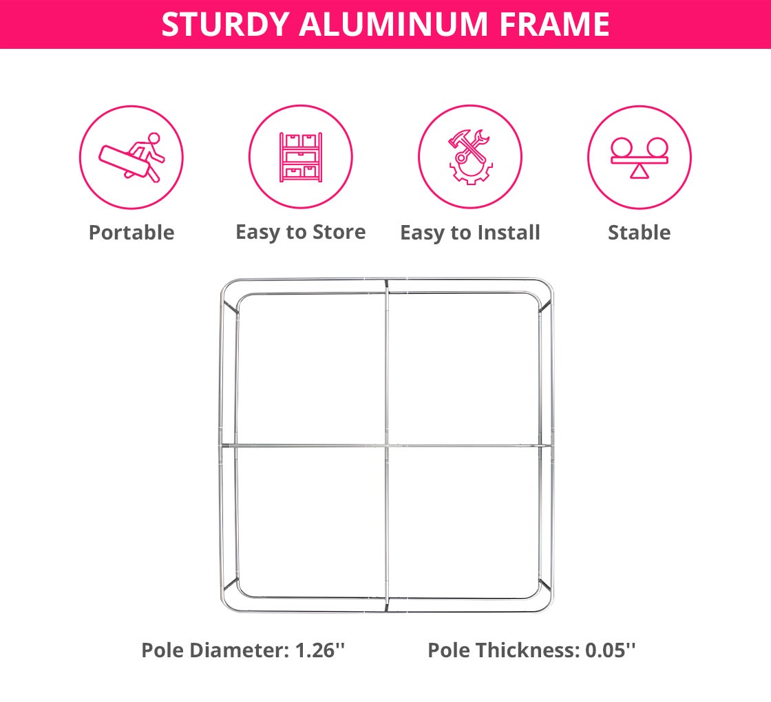Wall Box Fabric Display Backdrop - 4