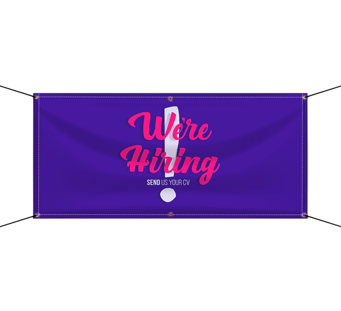 New Large Now Hiring Apply Inside Banner for Business or Hiring Event Flag Advertising 9.8 x 1.5 feet Store 