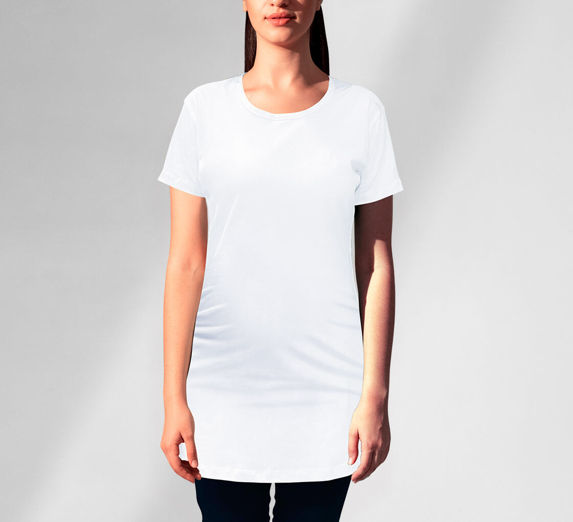 Maternity Print Overlay T-shirt - Kmart