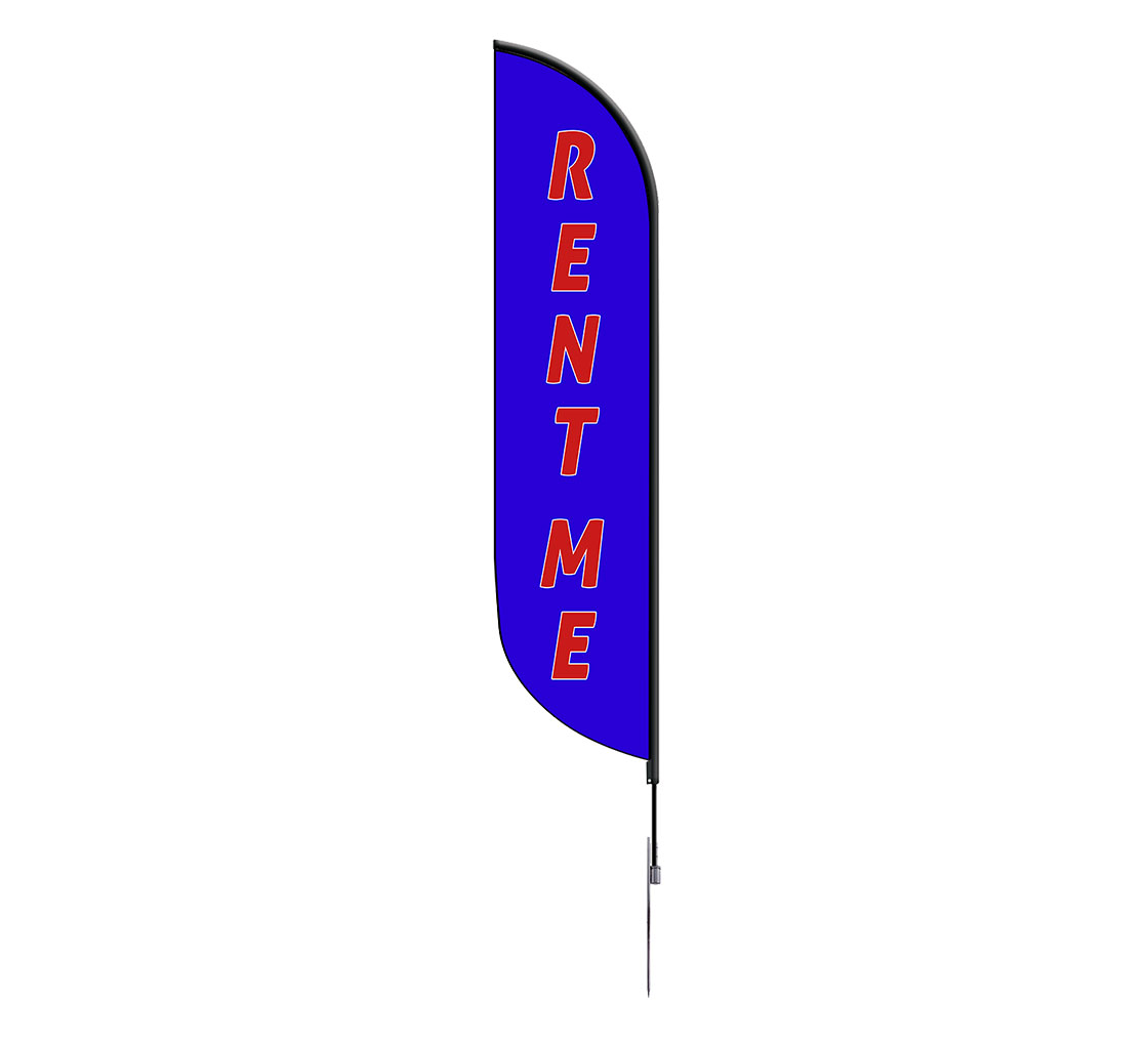 SELF STORAGE Bl Rental Boxes Swooper Flag Tall Vertical Feather Bow Banner Sign 