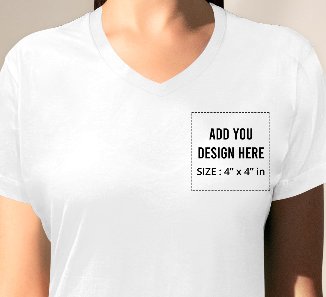 frihed Krønike Betydning Buy Women's Printed T-Shirt - V Neck & Get 20% Off | Bestofsigns