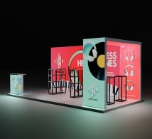 20 Ft Backlit Trade Show Display - Design 2