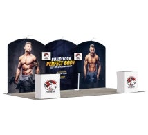 20 Ft Trade Show Booth - Design 8