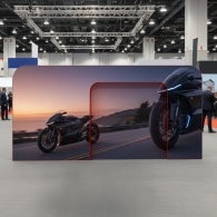 20 Ft Tension Fabric Backwall for Trade Show