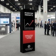 Pop Up Vertical Tower Display for Trade Show