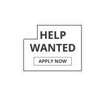 Wanted Clear Window Decals