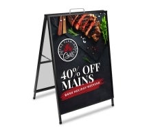 Restaurant Metal A Frames