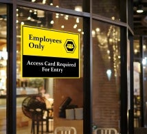 Employee Only Surface Decals