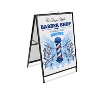 Barber Shop Metal A Frames