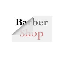 Barber Shop Vinyl Letters
