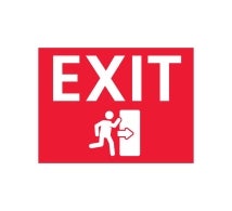 Exit Window Decals Opaque