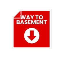 Directional Clear Window Decals