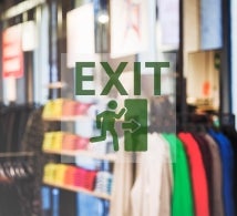 Exit Clear Surface Decals