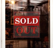 Sold Clear Surface Decals