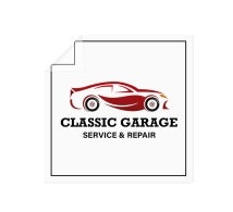 Garage Clear Window Decals