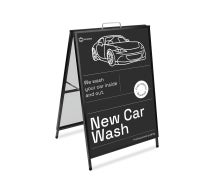 Car Wash Metal A Frames