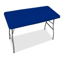 6 Ft Rectangle Table-Top Cover - Blue