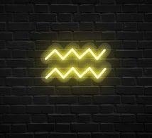 Aquarius Neon Sign