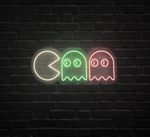 Chasing Ghosts Multicolour Neon Sign