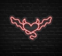Demon Neon Sign
