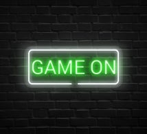 Game On Greeny Neon Sign