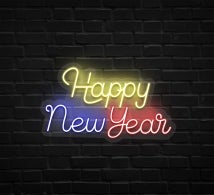 Happy New Year Neon Sign