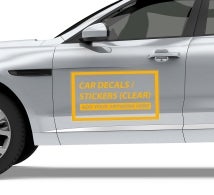 Car Decals / Stickers (Clear)
