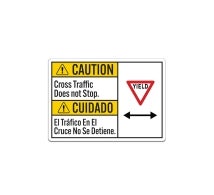 Bilingual ANSI Road Decal (Non Reflective)