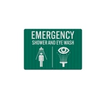 Shower & Eyewash Decal (EGR Reflective)