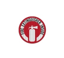 Fire Extinguisher Inside Decal (EGR Reflective)