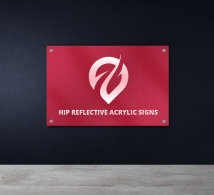 HIP Reflective Acrylic Signs
