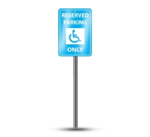Reflective Reserved Parking Signs