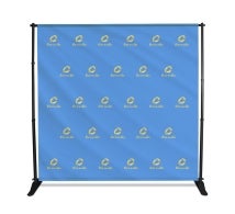8ft x 8ft Step and Repeat Fabric Banners
