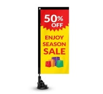 Suction Cup Flags - Rectangle