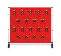 Halloween 10 ft x 8 ft Step and Repeat Adjustable Banner Stands