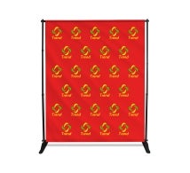 5 ft x 6 ft Step and Repeat Adjustable Banner Stands