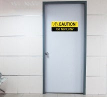 Caution Compliance Signs