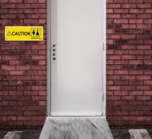 Caution Restroom Signs