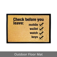 Checklist Outdoor Floor Mats