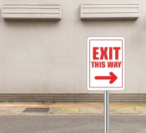 Exit Street Signs