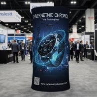Tension Fabric Pillar Display  for Trade Show