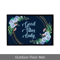 Good Vibes Only Outdoor Floor Mats
