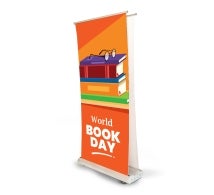 Deluxe Wide Base Double-screen Roll Up Banner Stands