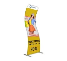 Fabric Display Stand S Shape