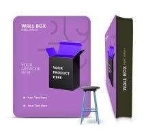 Wall Box Fabric Display Backdrop