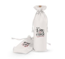 Canvas Wine Bags - Printed