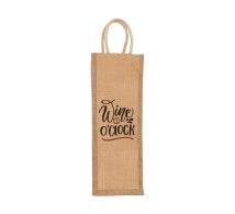 Jute Wine Bags - Printed