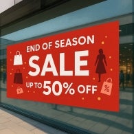 Perforated Window / One Way Vision Signs